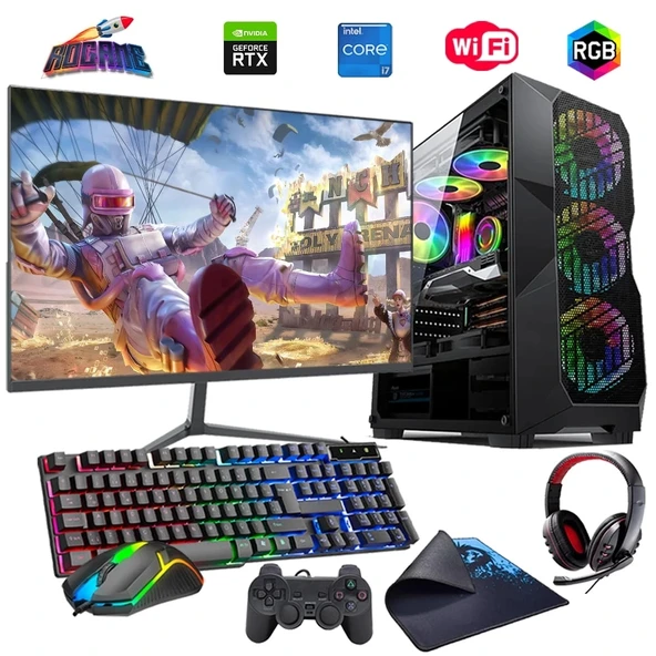 i7 14700F 32GB DDR4 1TB M2 6GB RTX3050 27" 165Hz Monitörlü Oyun Bilgisayarı (Gaming SET) ürün görseli