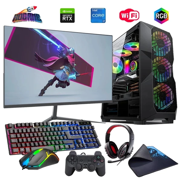 i7 13700F 16GB DDR4 512GB m2 6GB RTX3050 27" 165Hz Monitörlü Oyun Bilgisayarı (Gaming SET) ürün görseli