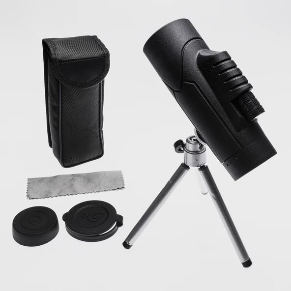 Nikula 10x42 Tek Gözlü Teleskop Dürbün - Süper Zoomlu - Tripod Ayaklı - 1000m/56m - 3