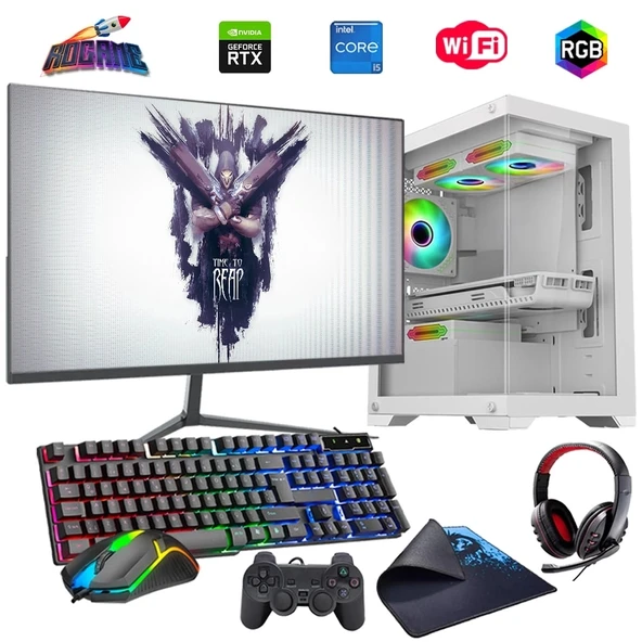 i5 14400F 16GB DDR4 512GB m2 8GB RTX3050 27" Monitörlü Oyun Bilgisayarı (Gaming SET) ürün görseli