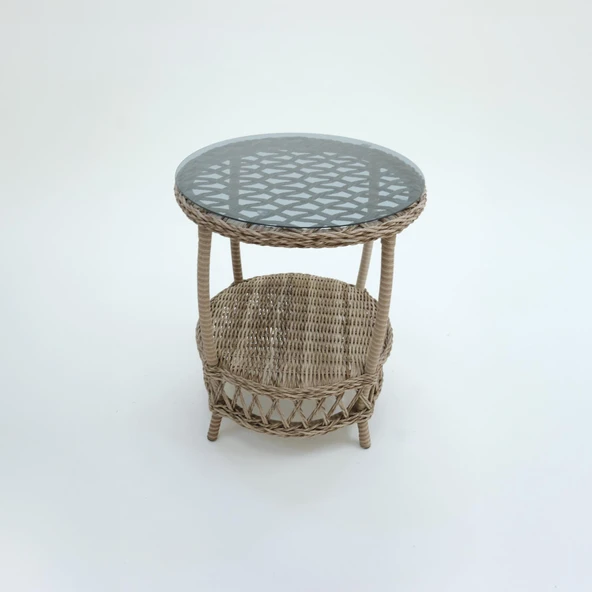 Conjunto Rattan Dedikodu Balkon Bahçe Takımı 2+1 Rehome - Resim 5
