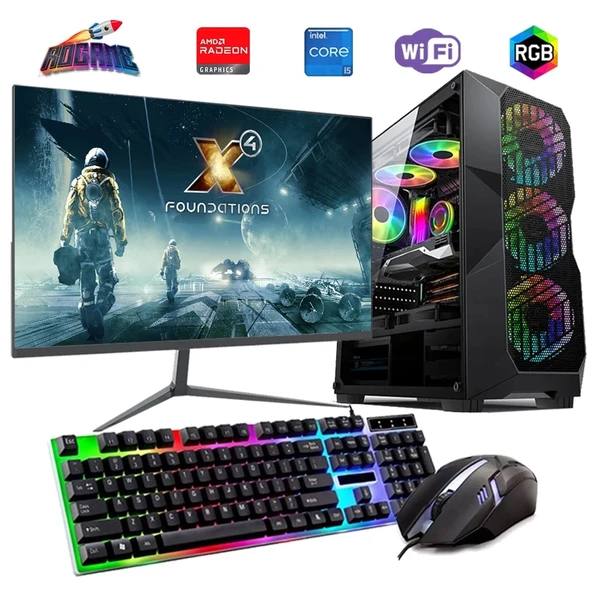 i5 13400F 32GB DDR4 1TB M2 8GB RX580 24" Monitörlü Oyun Bilgisayarı ürün görseli