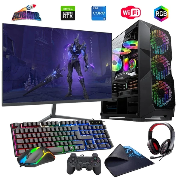 i5 14400F 32GB DDR4 1TB M2 6GB RTX3050 24" Monitörlü Oyun Bilgisayarı (Gaming SET) ürün görseli