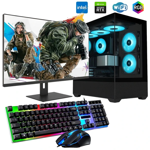 i7 13700F 16GB DDR4 512GB m2 12GB RTX3060 27" 165Hz Monitörlü Oyun Bilgisayarı ürün görseli