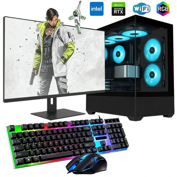 i7 14700F 16GB DDR4 512GB m2 12GB RTX3060 27" 165Hz Monitörlü Oyun Bilgisayarı ürün görseli