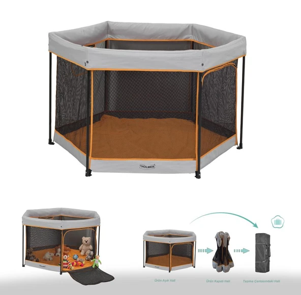 HOLMER Kids Eurostyle Oyun Alanı / Park Yatak / Oyun Parkı - Resim 3