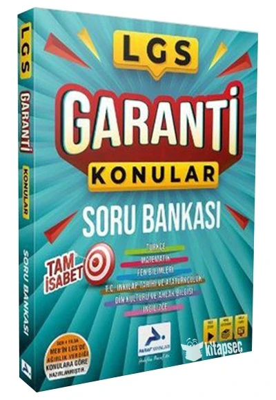PARAF LGS GARANTİ KONULAR SORU BANKASI ürün görseli 1