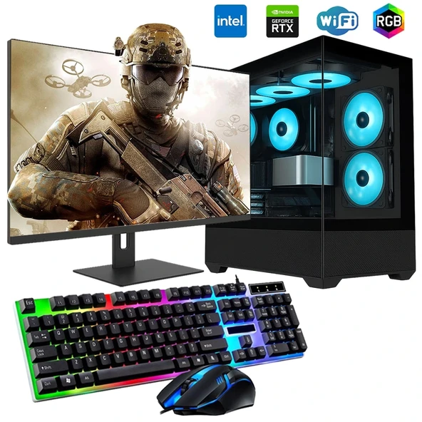 i5 14400F 32GB DDR4 1TB M2 12GB RTX3060 24" Monitörlü Oyun Bilgisayarı ürün görseli