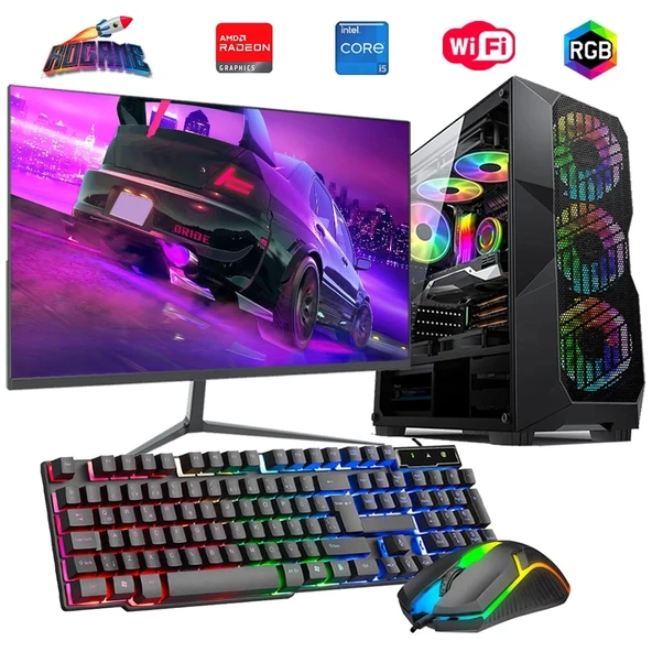 i5 14400F 32GB DDR4 1TB M2 8GB RX580 27" 165Hz Monitörlü Oyun Bilgisayarı