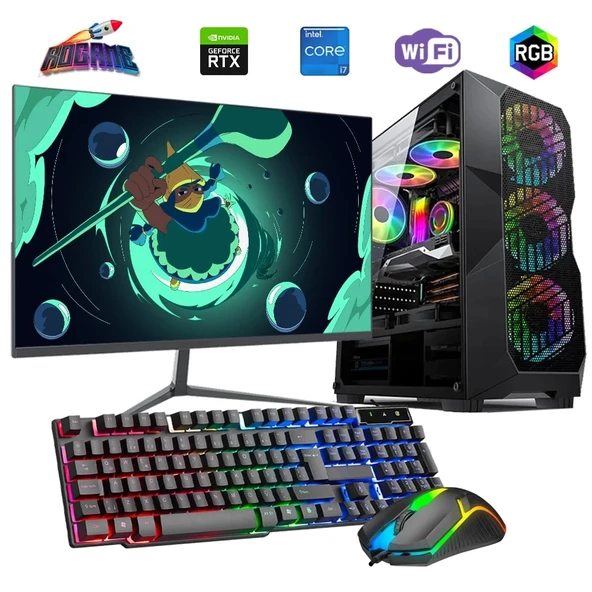 i7 13700F 16GB DDR4 512GB m2 6GB RTX3050 27" 165Hz Monitörlü Oyun Bilgisayarı ürün görseli