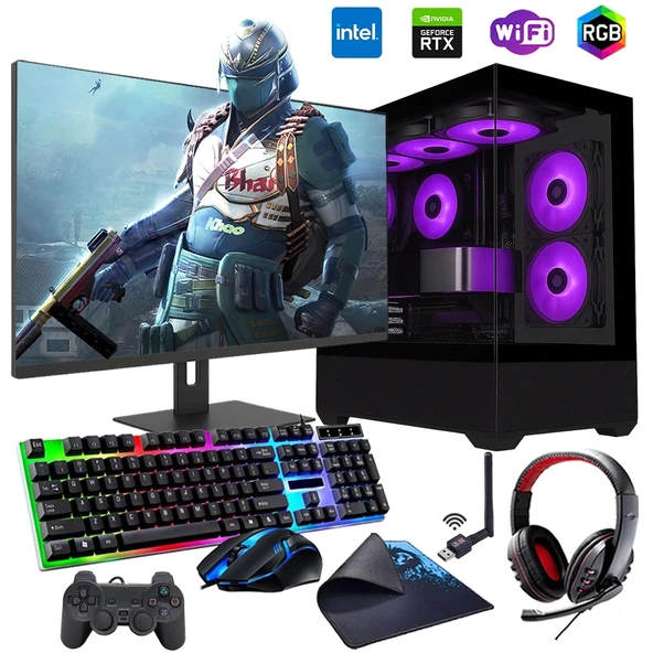 i5 12400F 16GB DDR4 512GB m2 12GB RTX3060 27" 165Hz Monitörlü Oyun Bilgisayarı (Gaming SET) ürün görseli