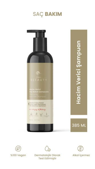 BALEN’S BEEAUTY HACİM VERİCİ SAÇ BAKIM ŞAMPUANI * 385 ML ürün görseli 1