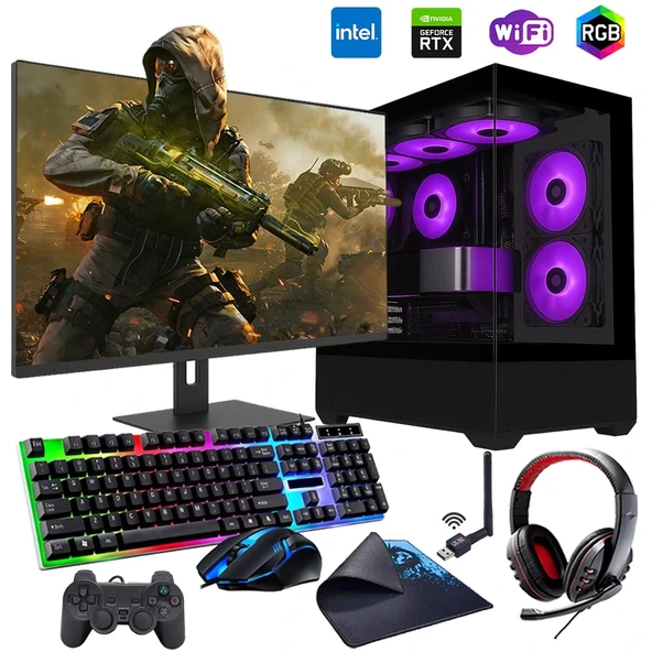 İ7 12700F 32GB DDR4 1TB M2 8GB RTX3050 27" 165Hz Monitörlü Oyun Bilgisayarı (Gaming SET) ürün görseli