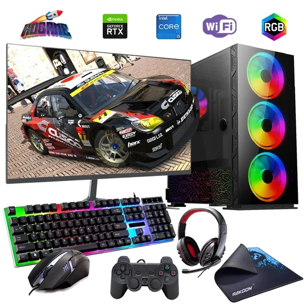 i5 12400F 32GB DDR4 1TB M2 8GB RTX3050 24" Monitörlü Oyun Bilgisayarı (Gaming SET) ürün görseli