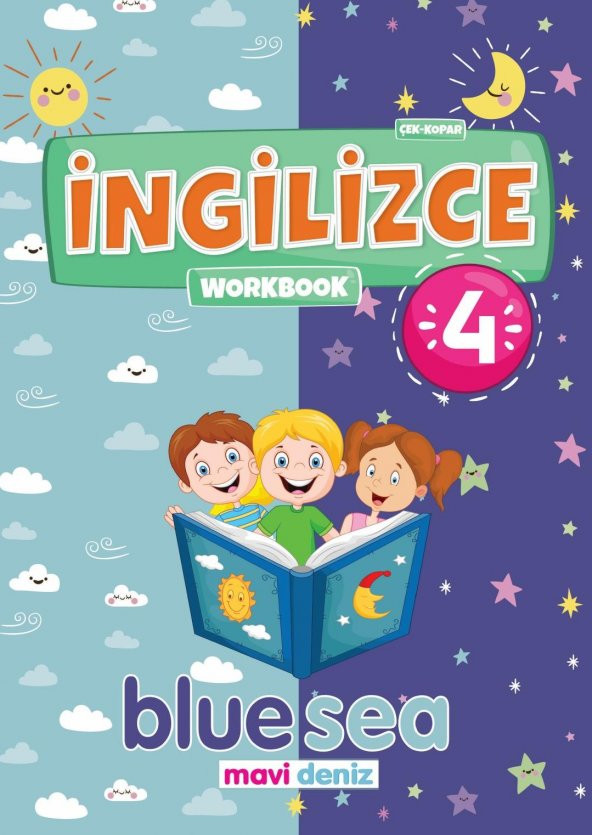 Mavi Deniz Yayınları 4.Sınıf İngilizce Kitabı YENİ - 1