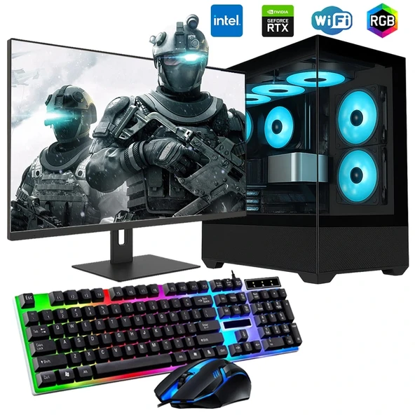 i5 12400F 32GB DDR4 1TB M2 12GB RTX3060 24" Monitörlü Oyun Bilgisayarı ürün görseli