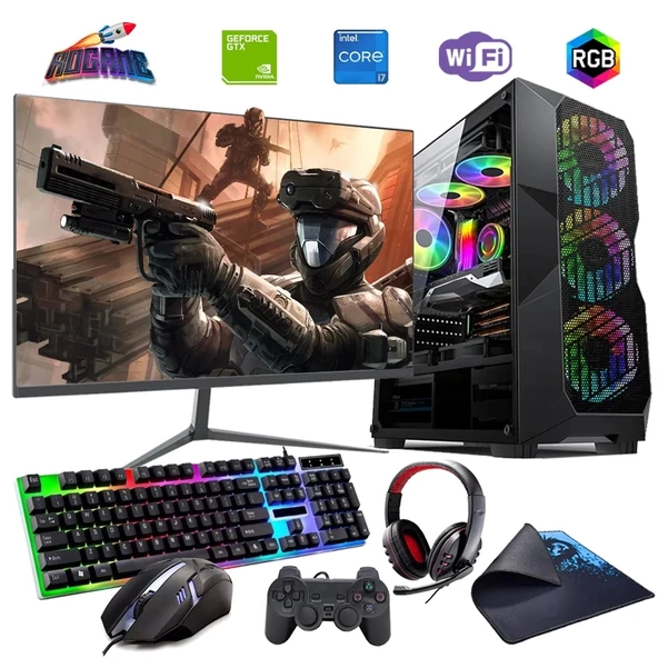İ7 12700F 32GB DDR4 1TB M2 4GB GTX1650 27" 165Hz Monitörlü Oyun Bilgisayarı (Gaming SET) ürün görseli