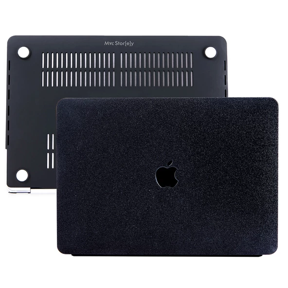 MacBook Kılıfı MacBook Pro m1-m2 13inç ile uyumlu Simli Taşlı Kılıf G1505 (Type-c'li Model 2016/2022 yılı) - 2