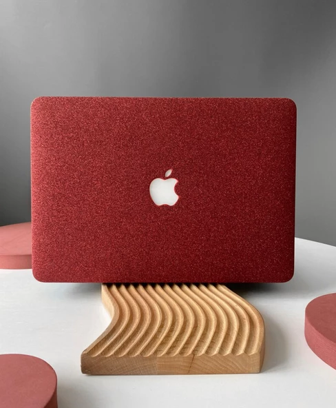 MacBook Kılıfı MacBook Pro m1-m2 13inç ile uyumlu Simli Taşlı Kılıf G1505 (Type-c'li Model 2016/2022 yılı) - 7