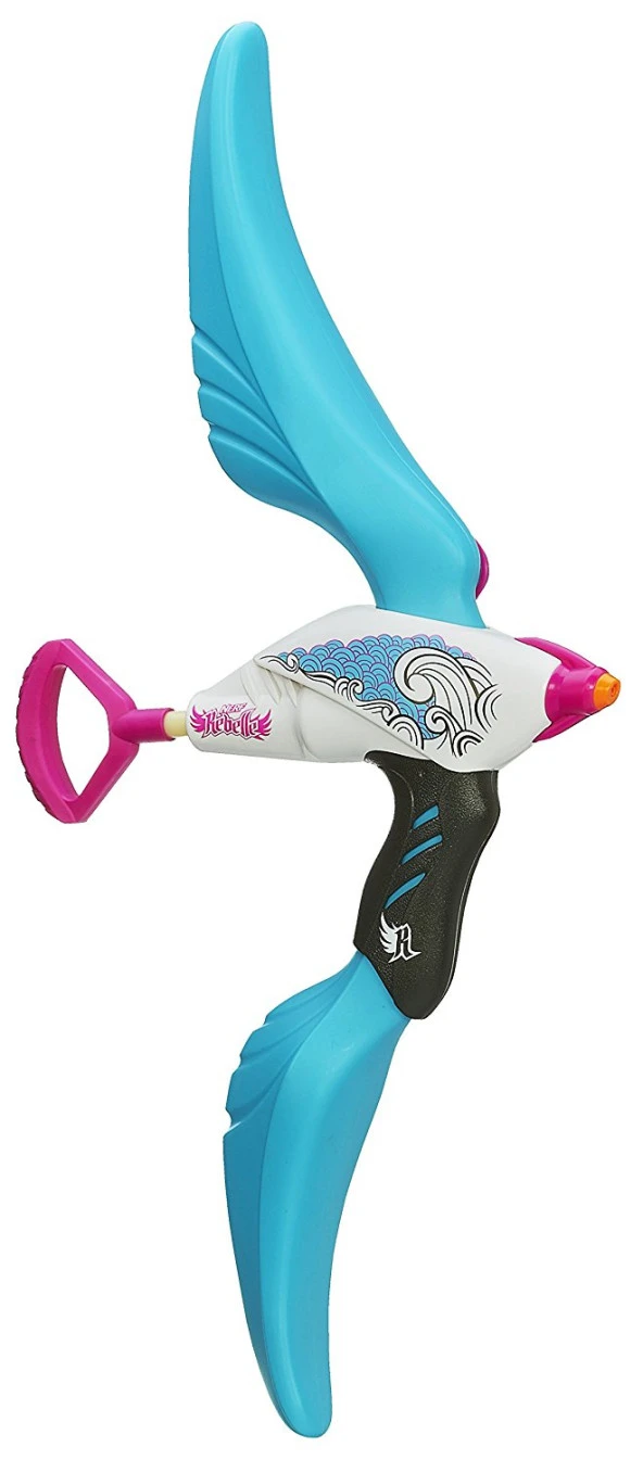 LİSANSLI - Nerf Rebelle Super Soaker Dolphina Bow A5611 - 4