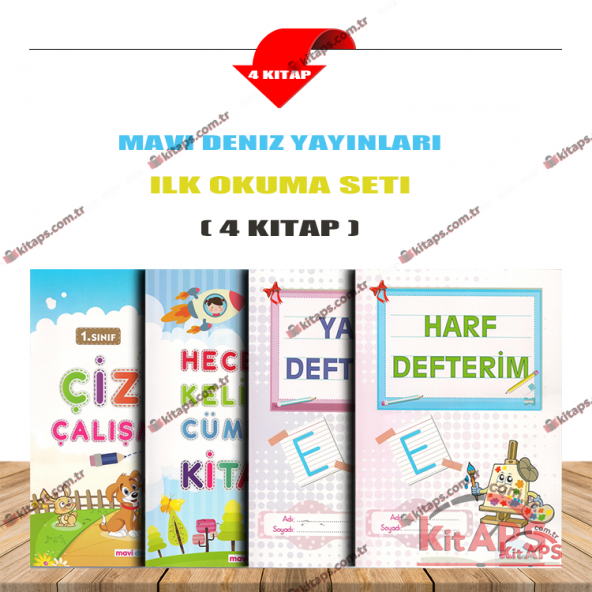 1. Sınıf Hazırlık Seti ( 4 Kitap ) Mavi Deniz Yayınları - 2