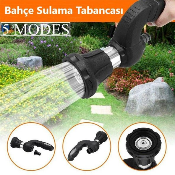 Bahçe Su Püskürtme Tabancası Sulama Hortum Püskürtme Tabancası - 6
