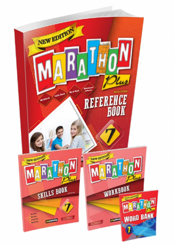 Marathon Plus Grade 7 Set (Reference Book+Workbook+Skills Book+Word Bank) Yds Publishing Yayınları