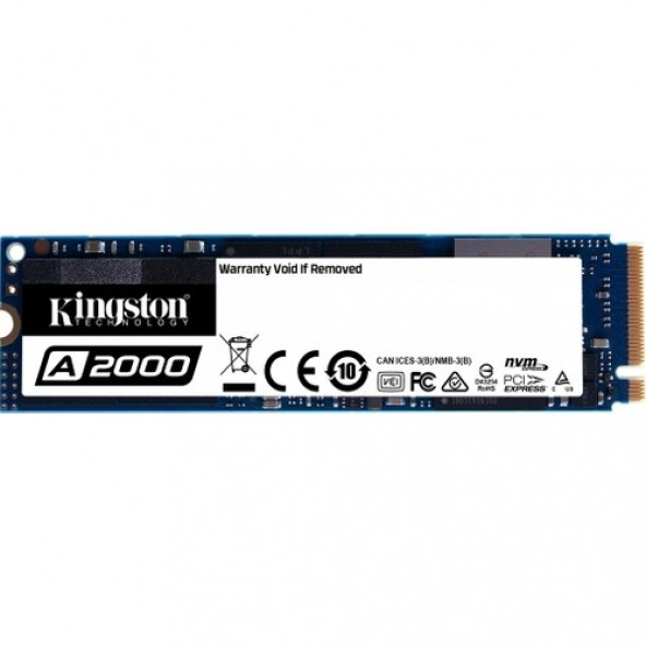 Kingston A2000 250GB PCIe NVMe SSD SA2000M8/250G