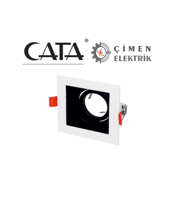 CATA CT 5222 Beyaz (Siyah) Spot Kasası