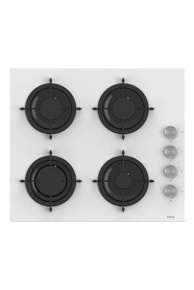 Ferre White Mila Fryart Ankastre Set ( D087+CS206+XE63CB) - Resim 3