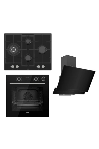 Steamart&fryart Serisi Buharlı Pişirme Siyah Set (ed075 + Xe64cs +d063 ) ürün görseli 1