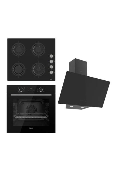 Ferre FRYART Serisi Airfry Pişirme Siyah Set (CS205 + XE63CS +D077 ) ürün görseli 1