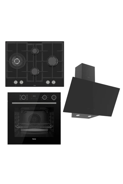 Steamart&fryart Serisi Buharlı Pişirme Siyah Set (ed075 + Xe64cs +d077 ) ürün görseli 1