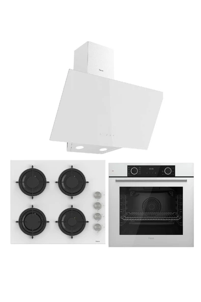 Ferre FRYART Cs Serisi Beyaz Set (CS206 + XE63CB +D078 ) ürün görseli 1