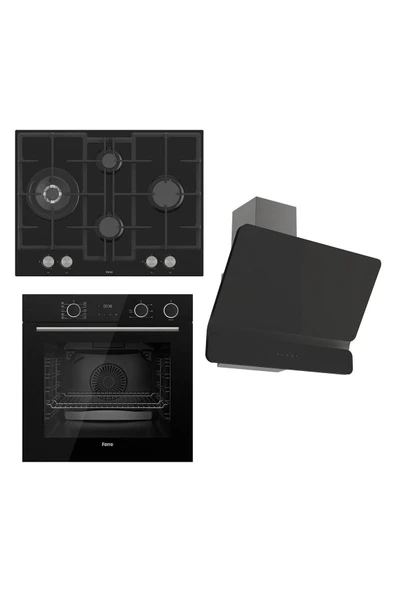 Steamart&fryart Serisi Buharlı Pişirme Siyah Set (ed075 + Xe64cs +d080 ) - 1