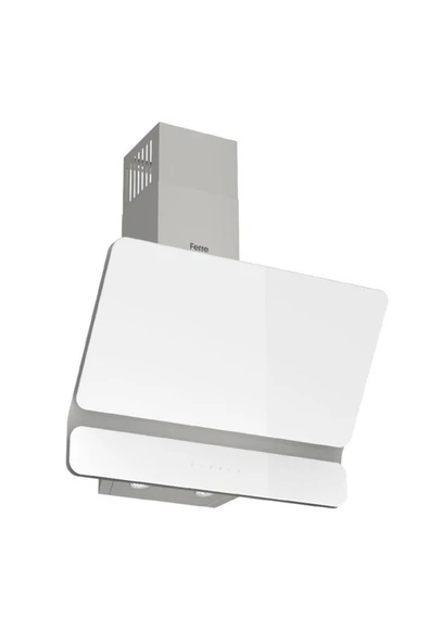 Ferre D081 Çift Camlı Plane Dok. 60 cm Beyaz Davlumbaz ürün görseli 1