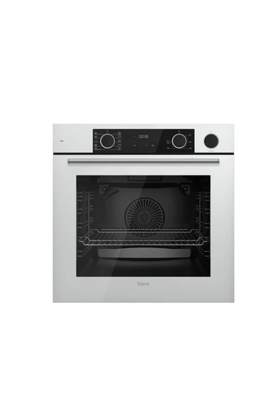 Ferre STEAMART BL MODÜLER SERİSİ BEYAZ CAM ANKASTRE SET ( D081+BL136+XE64CB) - 4