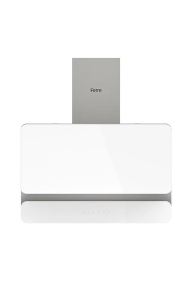 Ferre D081 Çift Camlı Plane Dok. 60 cm Beyaz Davlumbaz - Resim 2