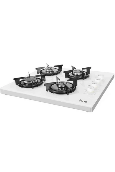 2240 Ce Beyaz Emaye Izgara Setüstü Cam Ocak ürün görseli 1