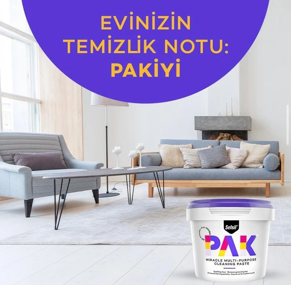 Selsil PAK Krem Genel Amaçlı Mucize Temizleyici 500gr - Resim 2