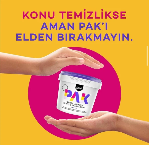 Selsil PAK Krem Genel Amaçlı Mucize Temizleyici 500gr - Resim 3