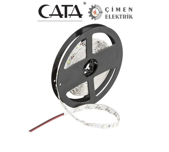 5 METRE CATA CT 4487 10 Çip Dış Mekan Şerit Led Beyaz 12 V