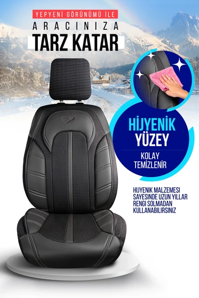 Panda Kılıf PANDA KARS SERISI KAZAYAĞI KUMAŞ OTO KOLTUK KILIFI - TAM SET - Resim 5