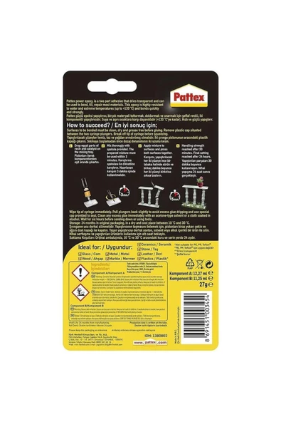 Pattex Epoxy Güçlü Epoksi Yapıştırıcı 27 G - 3