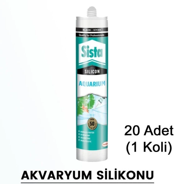 Sista Şeffaf Akvaryum Silikonu 310 ml Henkel (20 ADET)