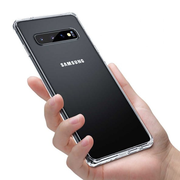 Galaxy S10 Plus Kılıf Benks Magic Crystal Clear Glass Case