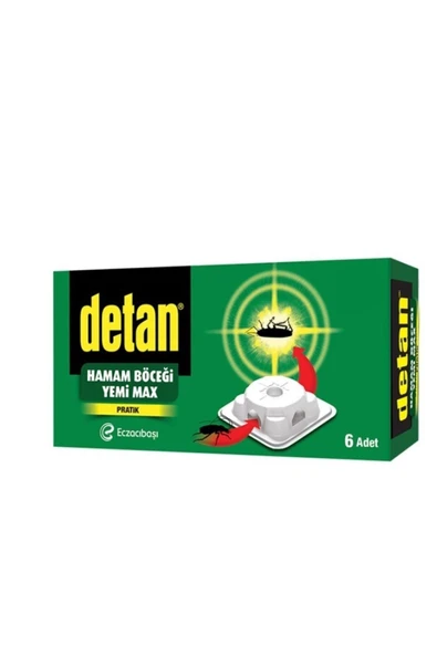 Detan Hamam Böceği Yemi Max 6'lı