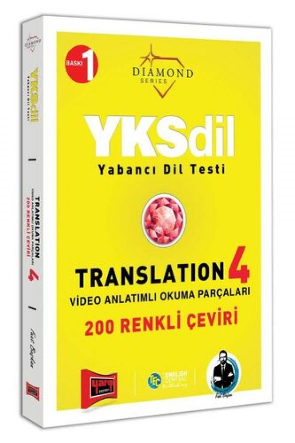 Yargı Yayınları YKSDİL Yabancı Dil Testi Translation 4 Video Anlatımlı Okuma Parçaları