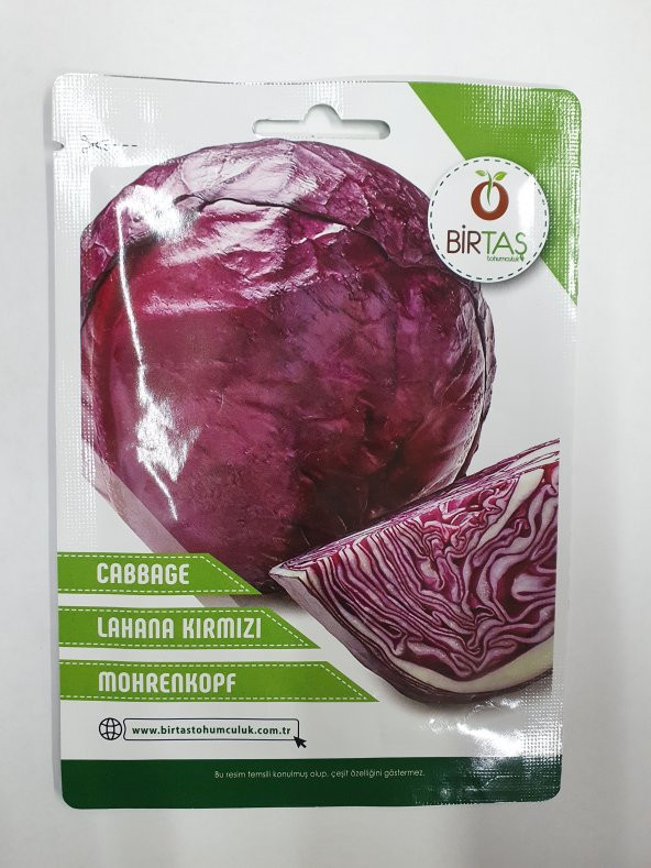 Birtaş Kırmızı Lahana Tohumu Paket Ücretsiz Kargo
