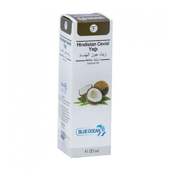 Blue Ocean Hindistan Cevizi Yağı 20 Ml Ücretsiz Kargo